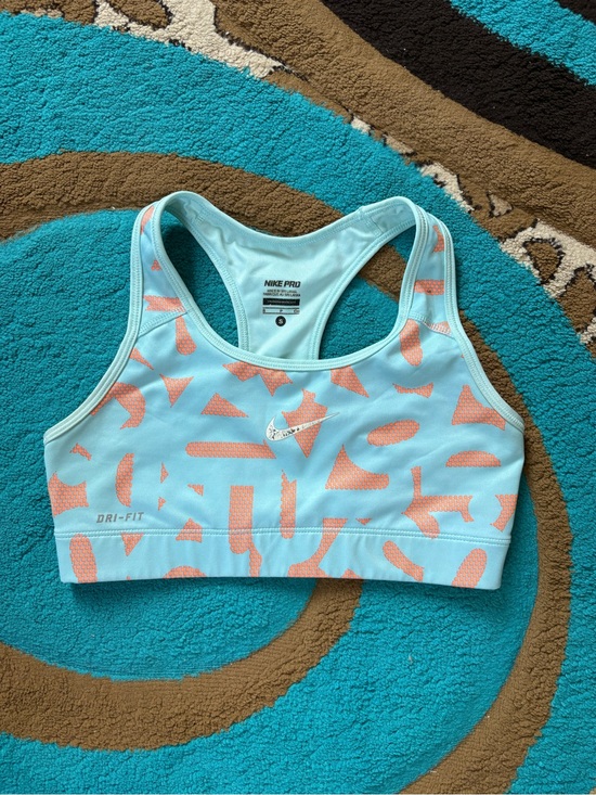 Nike Other - Nike Pro Women's Light Blue & Coral Dri-FIT Sports Bra